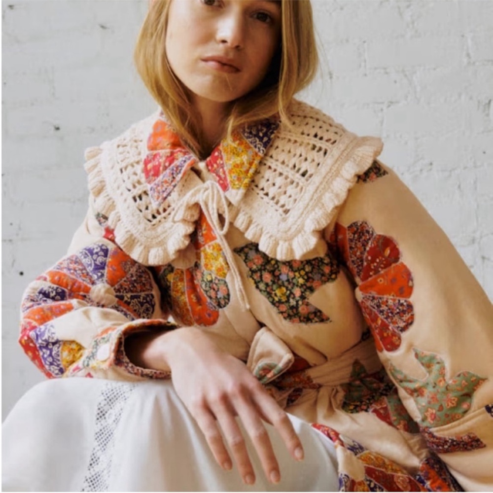 SÉZANE SURI Crochet COLLAR SÉZANE X SEA
NY in Ecru NWT